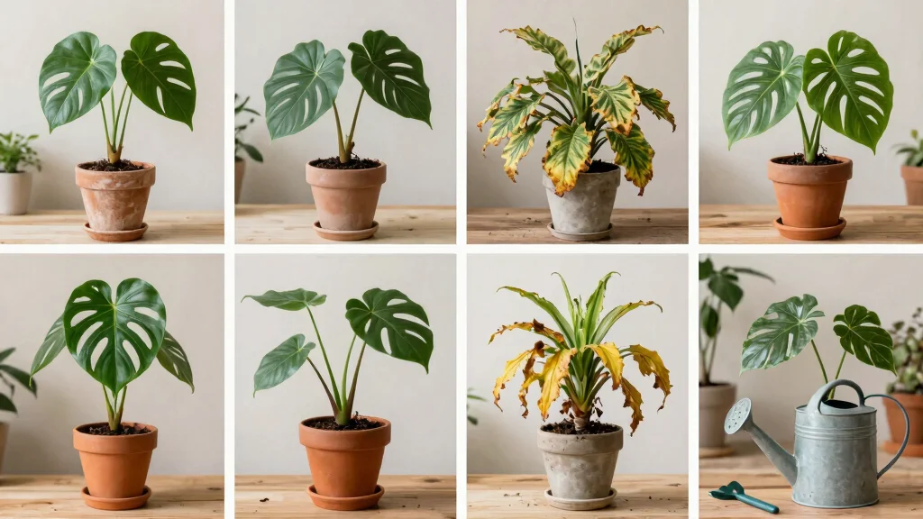 10 Rescued Dying Houseplant Before After Transformation