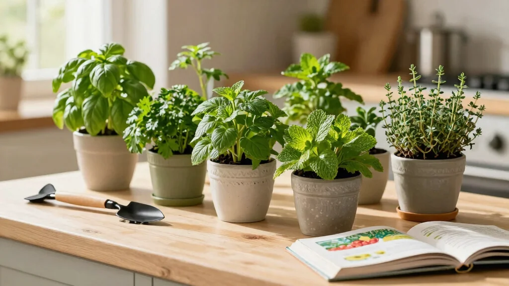 7 Indoor Herb Garden Ideas for Kitchen Countertops