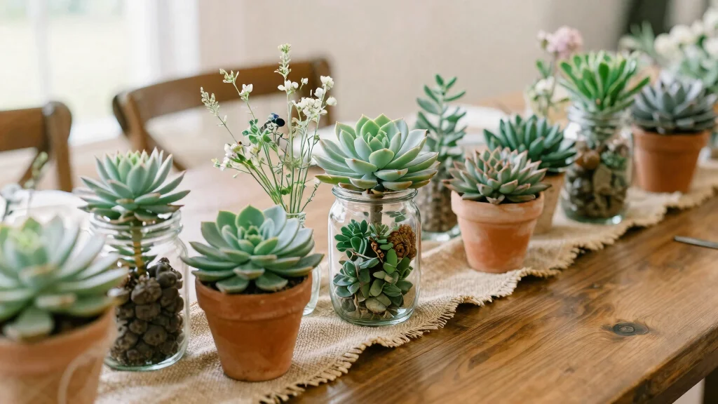7 Wedding Succulent Decor Ideas Affordable