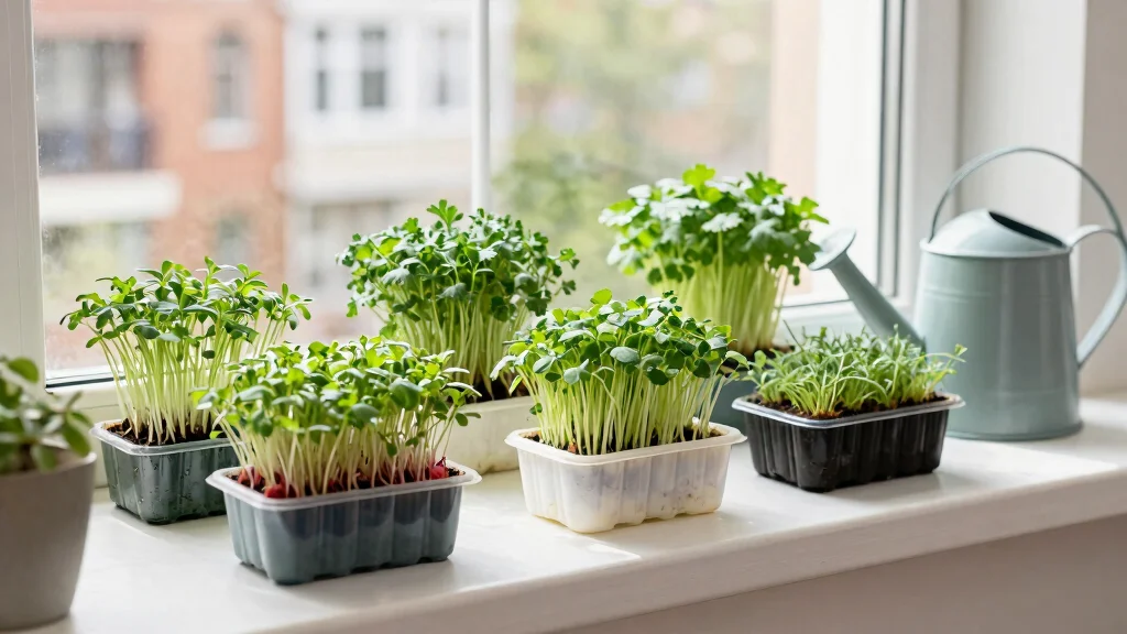 8 Microgreens Growing Ideas for Small Spaces: Easy Urban Gardening