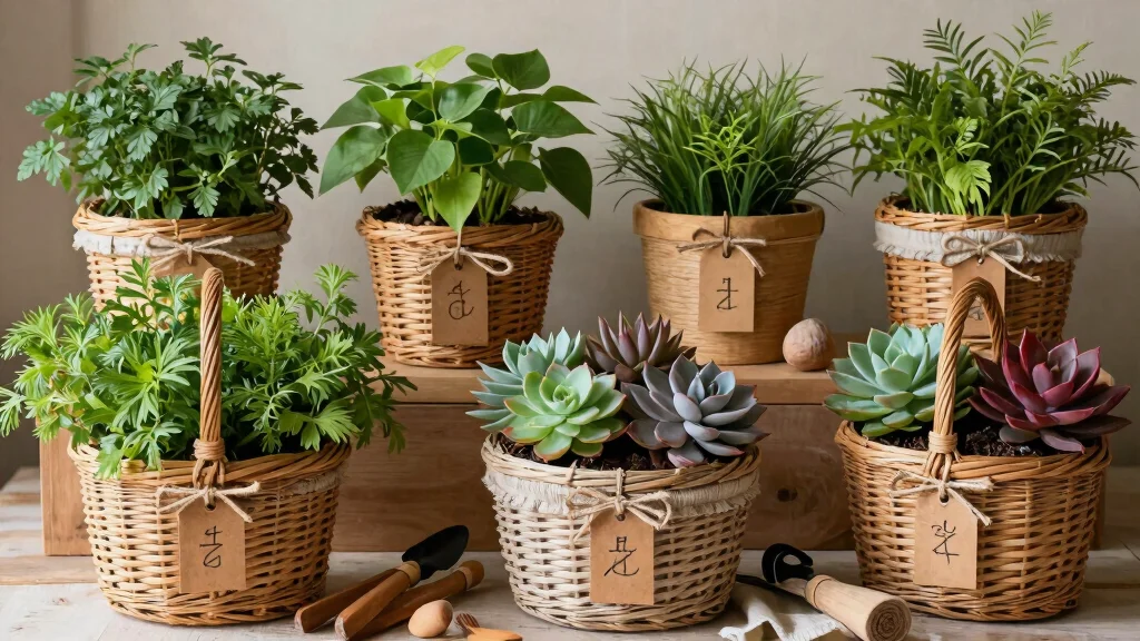 9 Plant Gift Basket Ideas DIY Easy