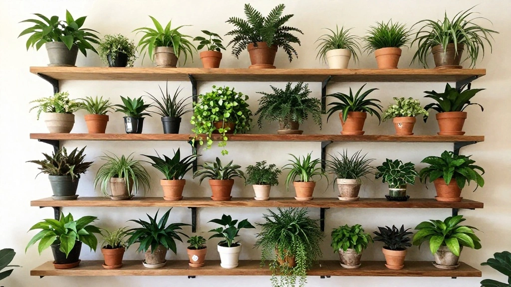 How to Create a Renter-Friendly Plant Wall Using Freestanding Shelves
